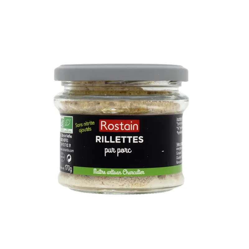 Pure Pork Rillettes with No Added Nitrite 170g, ROSTAIN