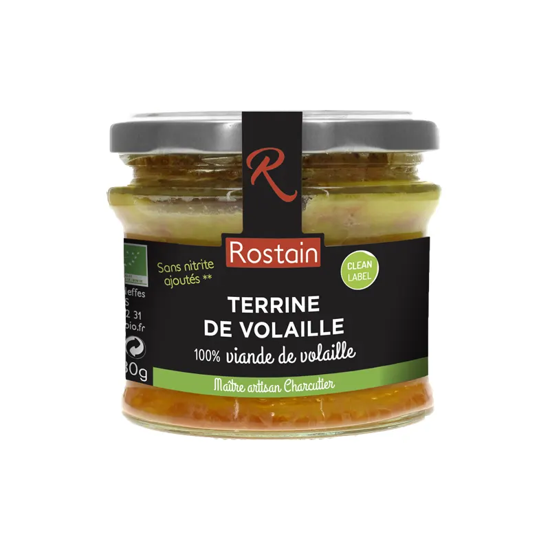 Poultry Terrine with No Added Nitrite 180g, ROSTAIN
