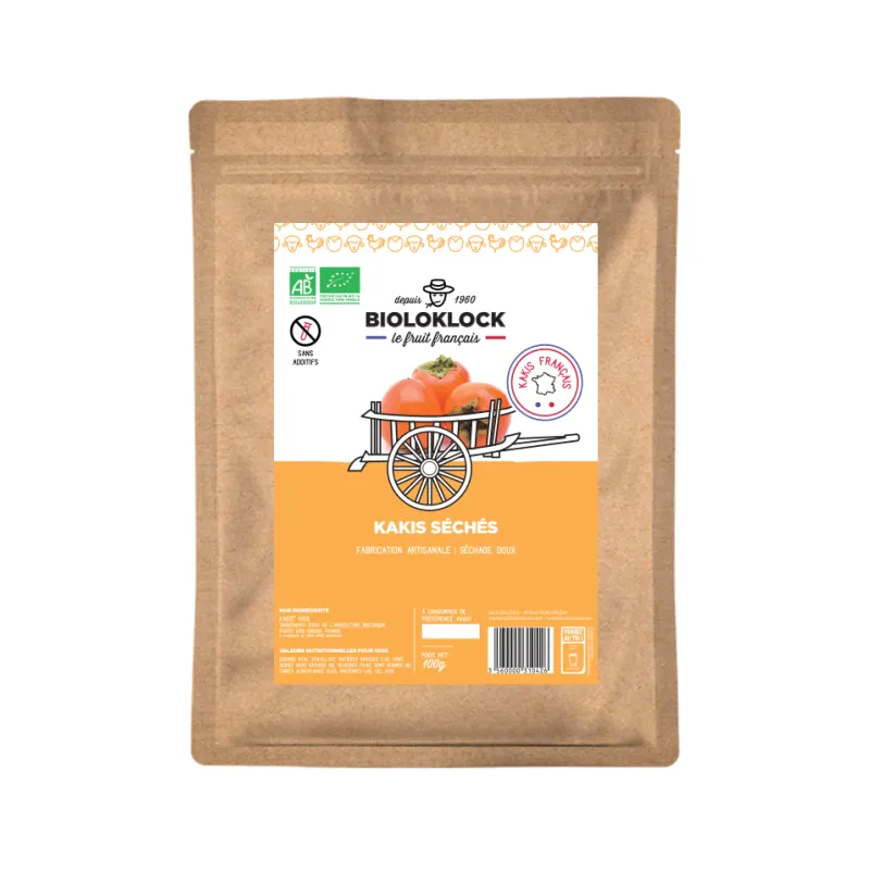 Dried Persimmon 100g, BIOLO'KLOCK