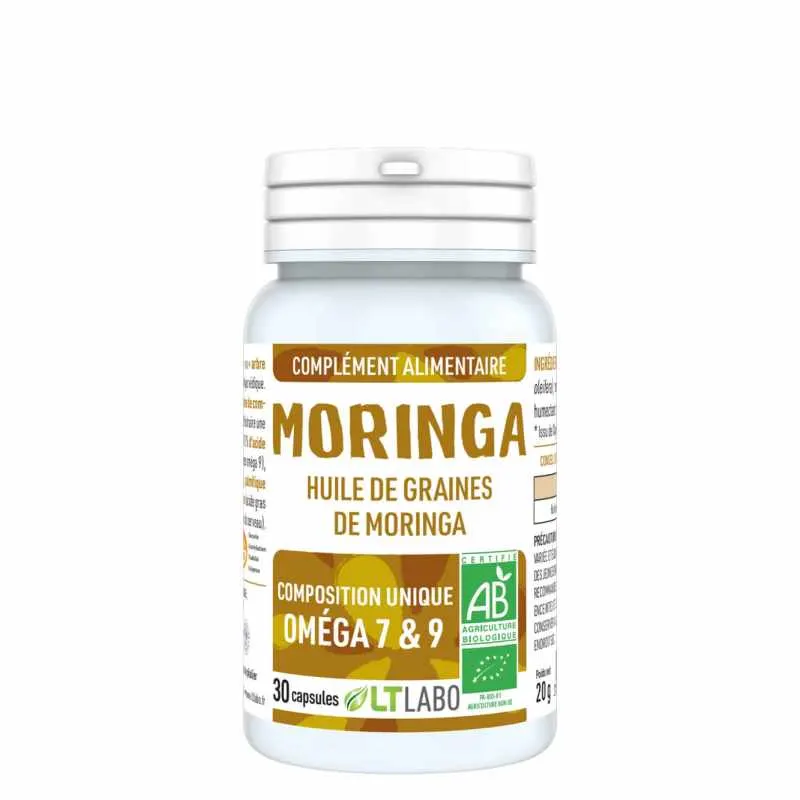 MORINGA Organic Oil 60 Capsules, LT LABO