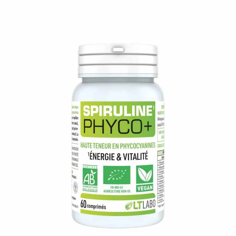 SPIRULINE PHYCO+ Organic 800+200 Tablets, LT LABO