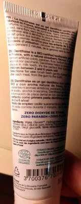 Strawberry-Raspberry Toothpaste Kids 2-6 Years (50ML) BIOSEPTYL, BIOSEPTYL