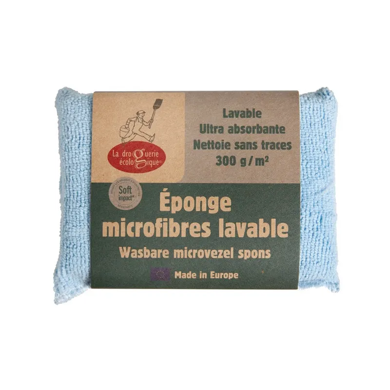 Washable Microfiber Sponge, LA DROGUERIE ECOLOGIQUE