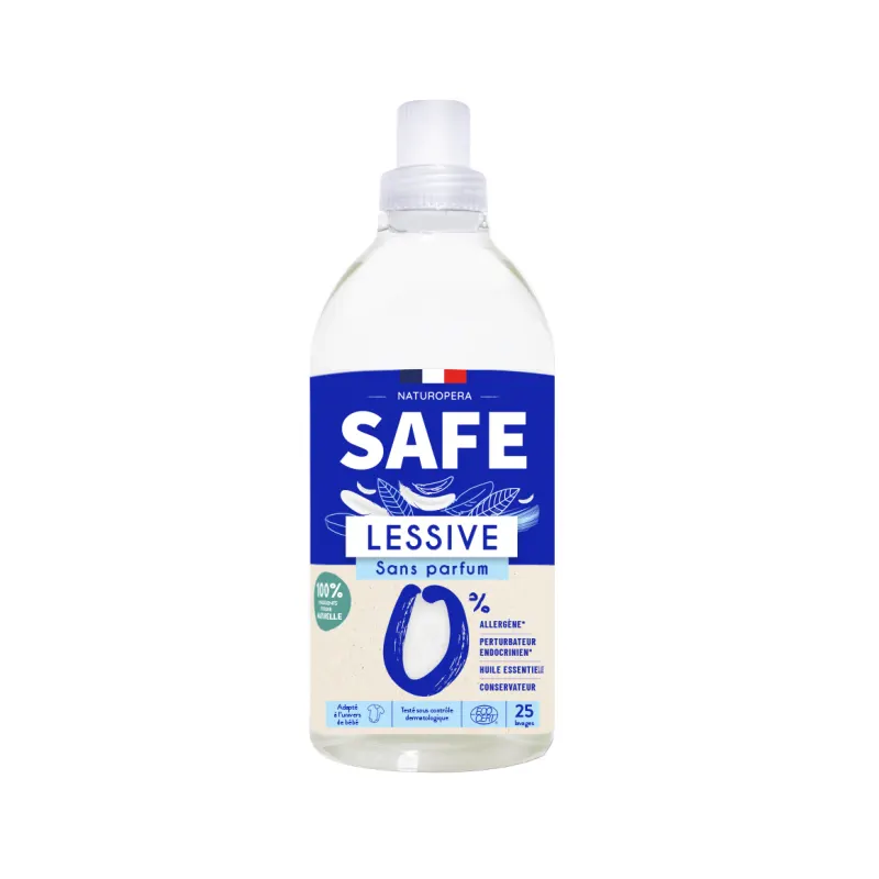 Universal Fragrance Free Laundry Detergent 1L, SAFE