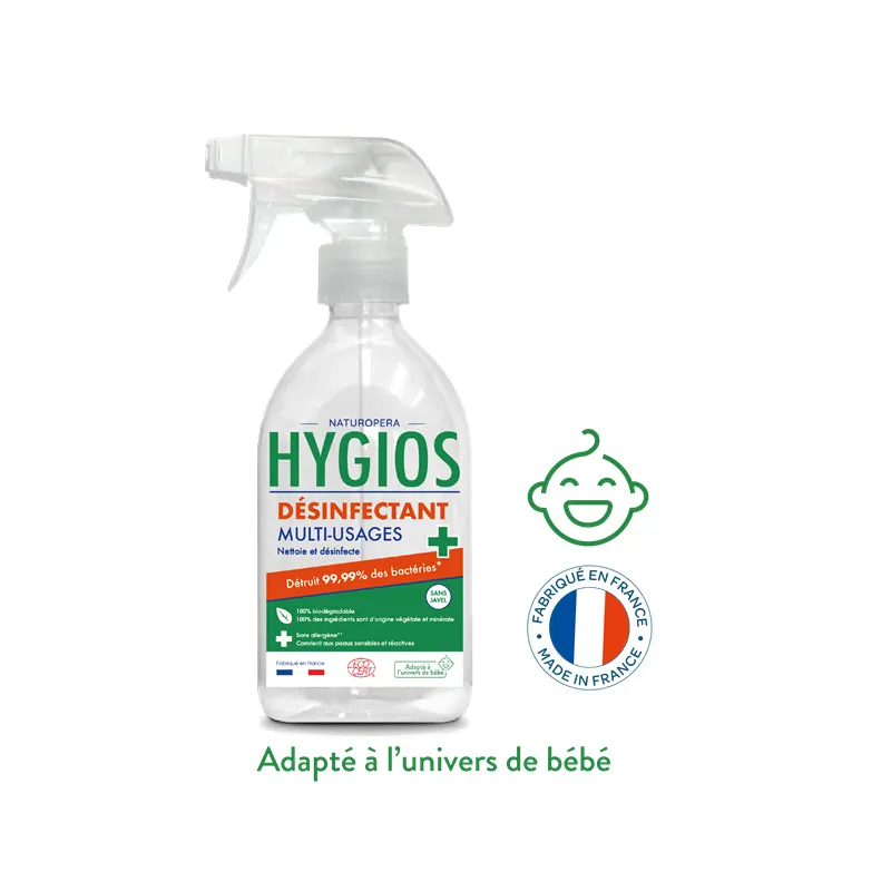 Disinfectant Multi-Surface Cleaning Spray Eucalyptus 500ml, HYGIOS
