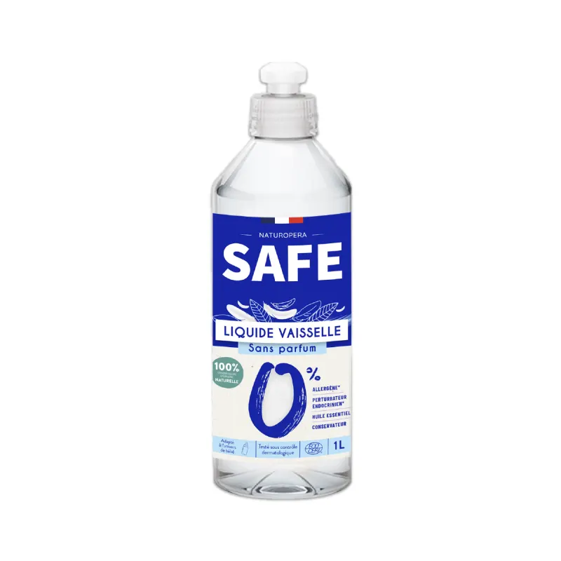 Fragrance Free Dishwashing Liquid 1 litre, SAFE