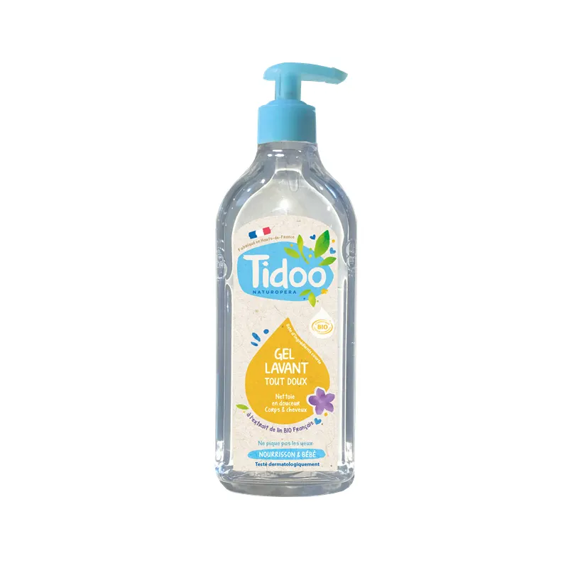 Ultra Gentle Baby Wash With Flax Extract 495ml, TIDOO