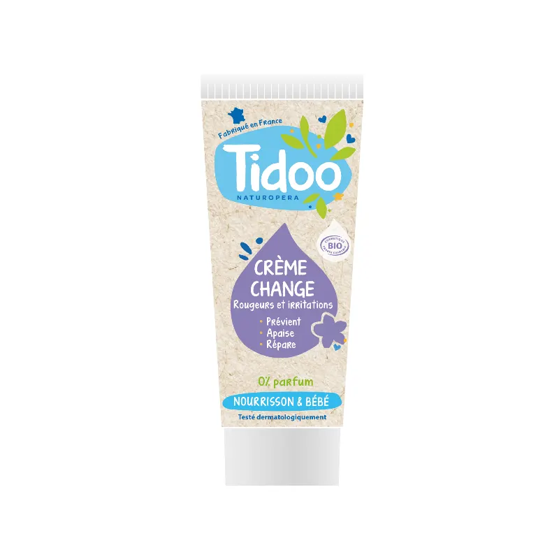 Repairing Diaper Cream Without Zinc Oxide in Tube 75g, TIDOO