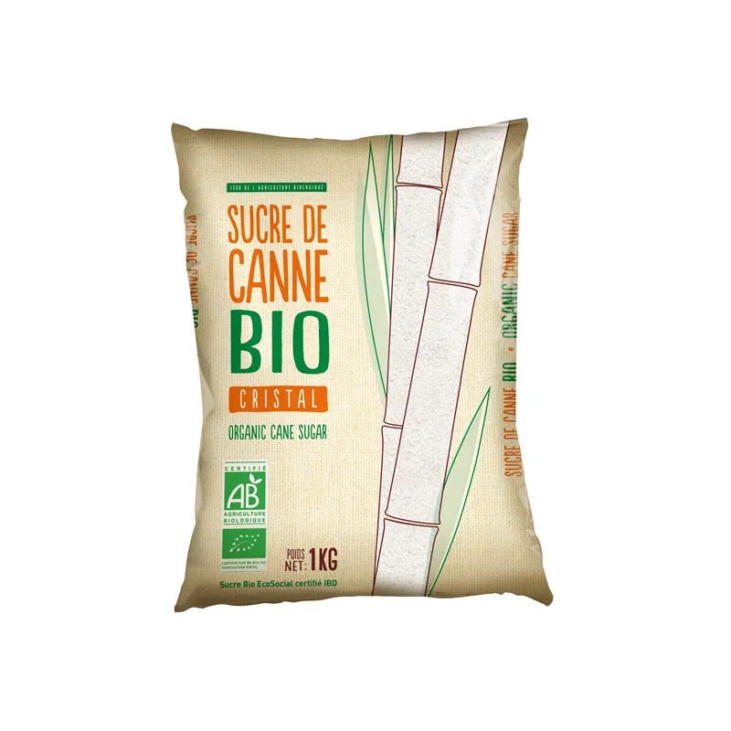 Light Brown Cane Sugar Powder Brazil, Fair Trade, 1kg, LOIRET