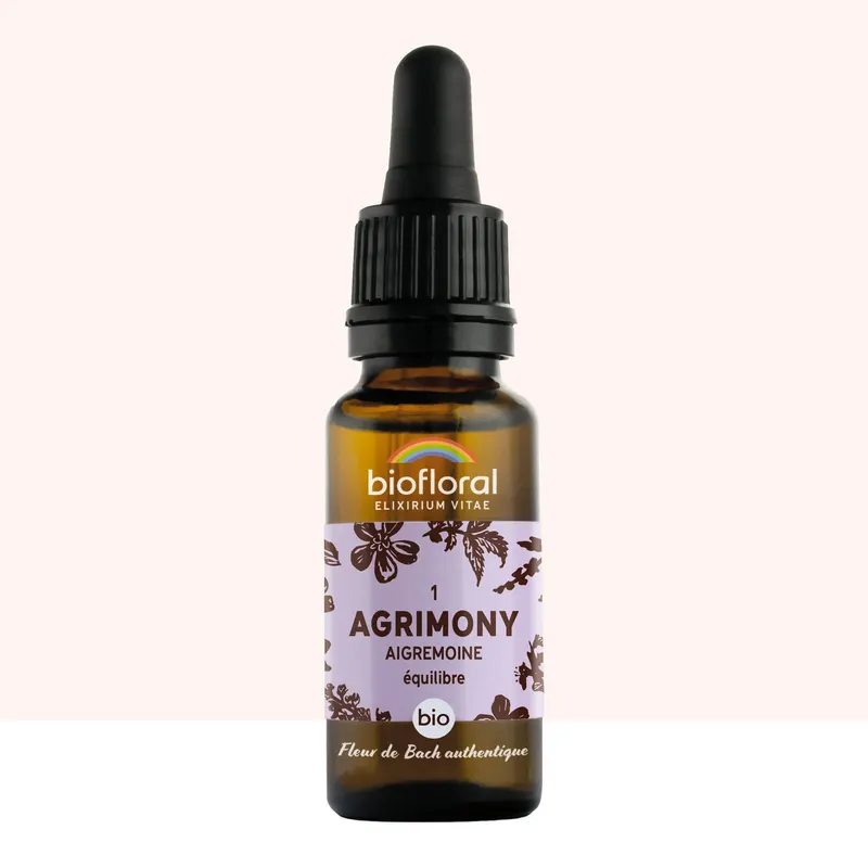 01 Agrimony, Agrimony Dropper Organic Demeter 20 ML, BIOFLORAL