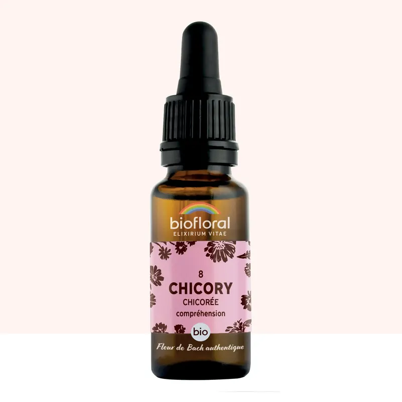 08 Chicory, Chicory Dropper Organic Demeter 20 ML, BIOFLORAL