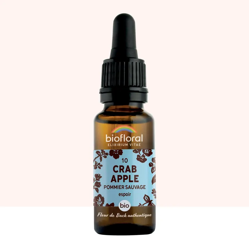 10 Crab Apple, Wild Apple Tree Dropper Organic Demeter 20, BIOFLORAL