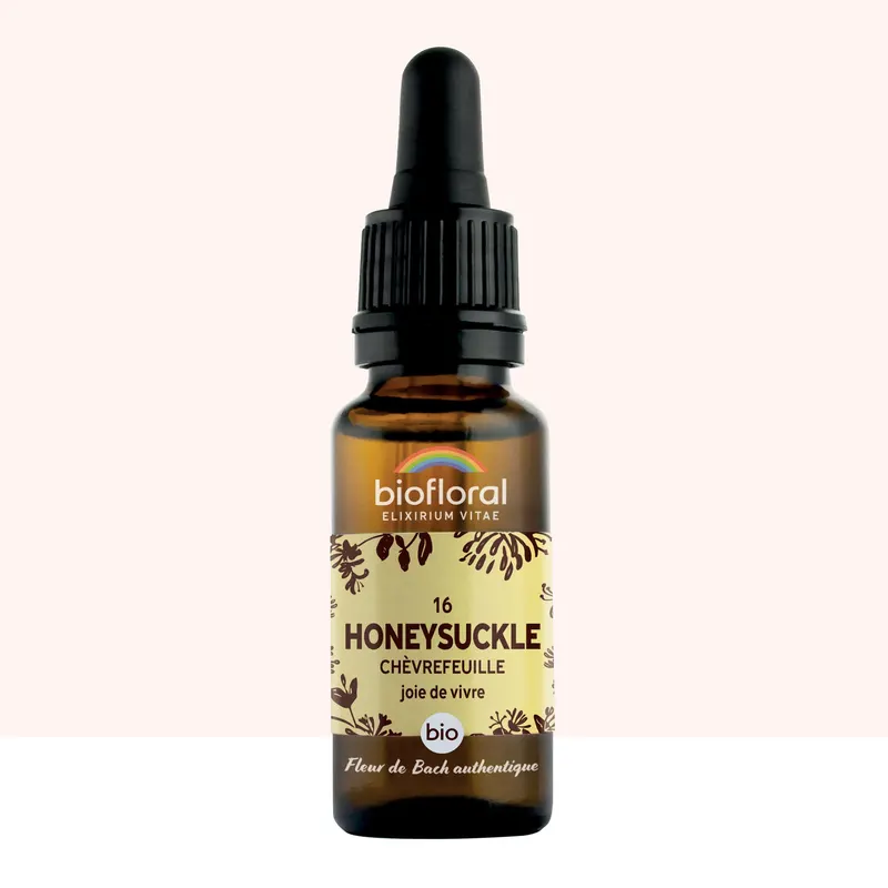 16 Honeysuckle, Honeysuckle Dropper Organic Demeter 20, BIOFLORAL