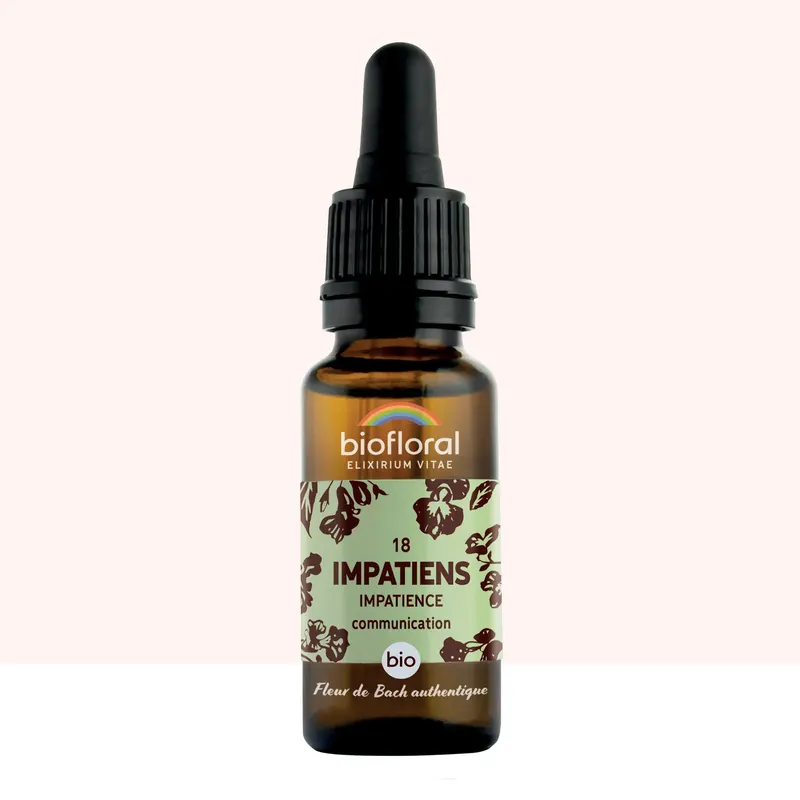 18 Impatiens, Impatiens Dropper Organic Demeter 20 ML, BIOFLORAL