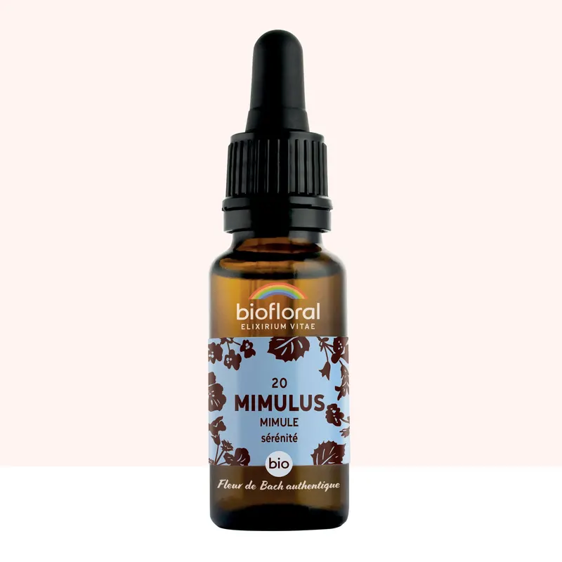 20 Mimulus, Mimule Dropper Organic Demeter 20 ML, BIOFLORAL