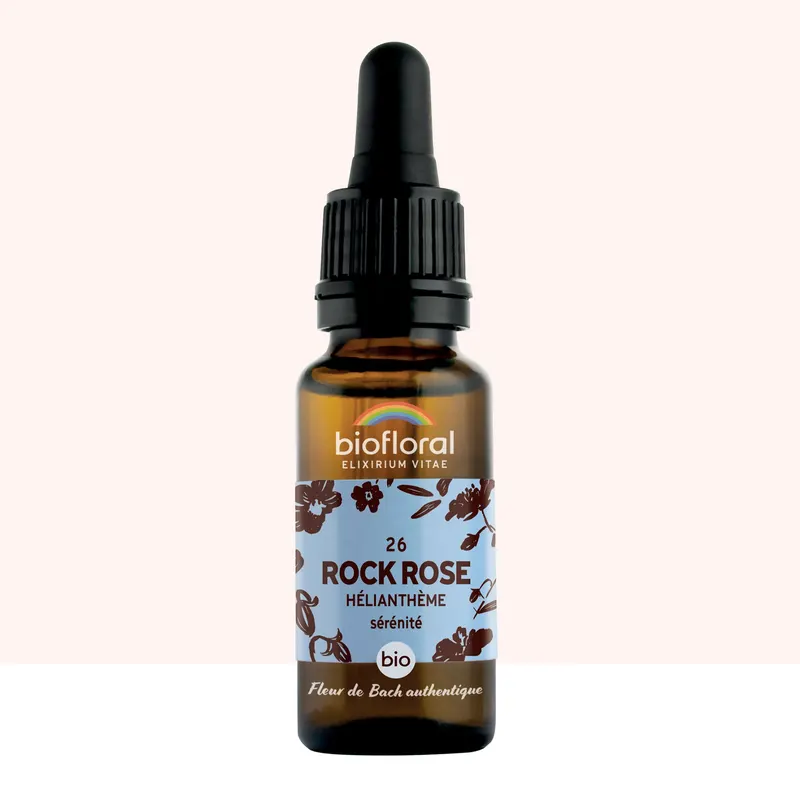 26 Rock Rose, Helianthemum Dropper Organic Demeter 20 ML, BIOFLORAL