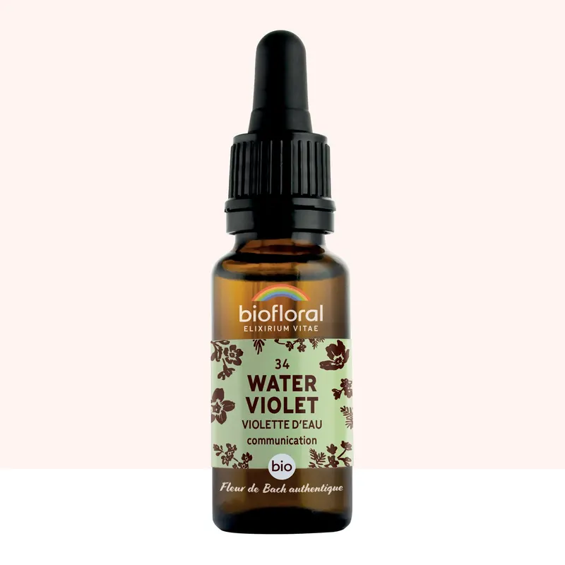 34 Water Violet, Violette D'Eau Dropper Organic Demeter 2, BIOFLORAL