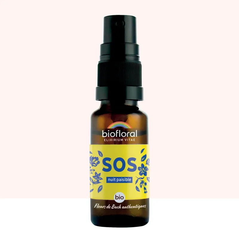 SOS SECOURS DAY SPRAY Organic Demeter 20 ML, BIOFLORAL
