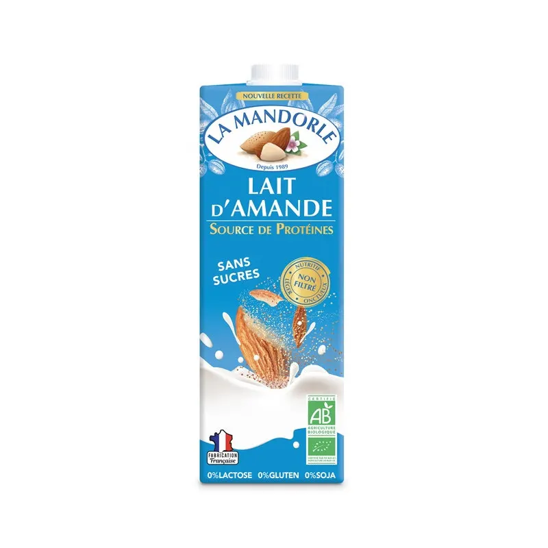 Almond Milk Unsweetened 1l, LA MANDORLE