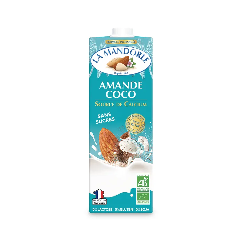 Almond Coconut Drink Unsweetened 1l, LA MANDORLE