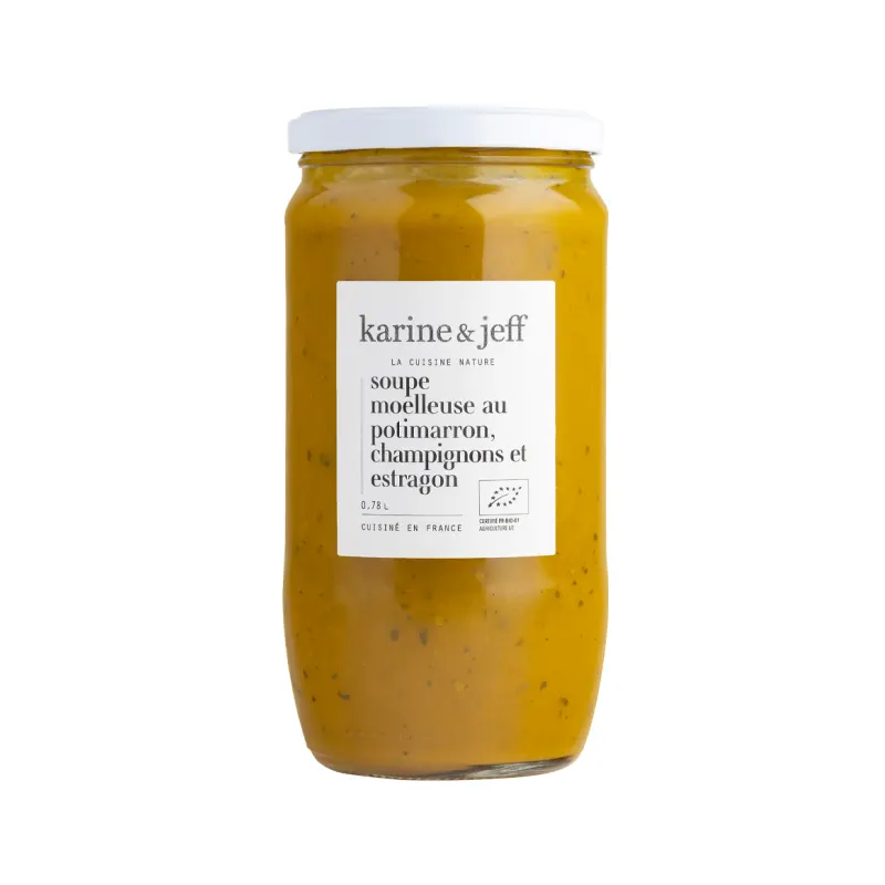 Smooth Pumpkin, Mushrooms And Tarragon Soup 0,78l, KARINE&JEFF