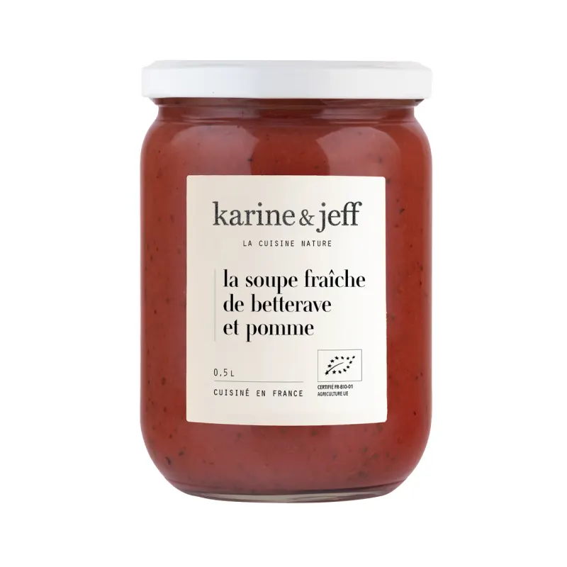Fresh Beetroot And Apple Soup 0,50l, KARINE&JEFF