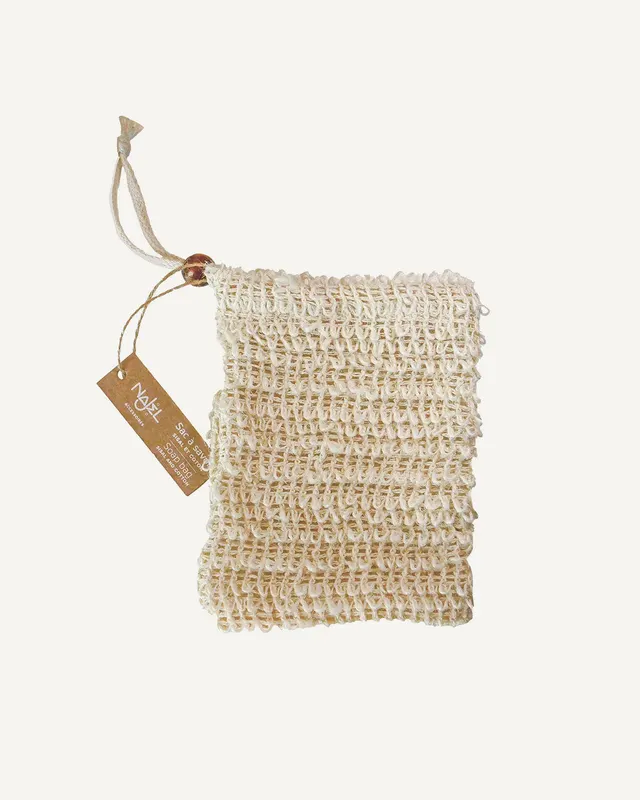 Sisal And Cotton Soap Bag (X1) Najel, NAJEL