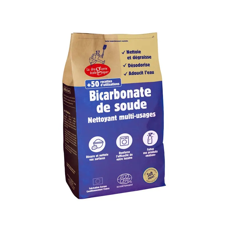 Baking Soda 1kg, LA DROGUERIE ECOLOGIQUE
