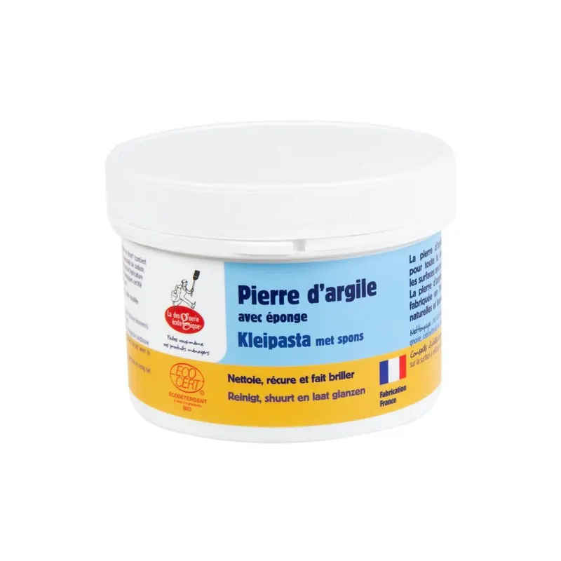 Clay Stone With Sponge 500g, LA DROGUERIE ECOLOGIQUE