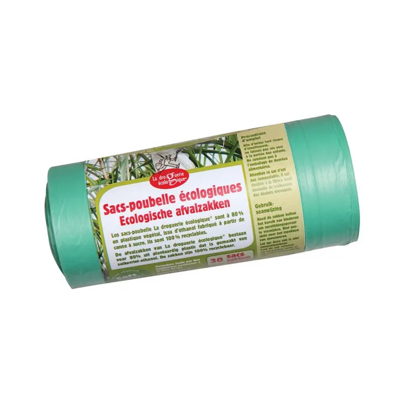 30l Trash Bags On Roll x30 in display, LA DROGUERIE ECOLOGIQUE