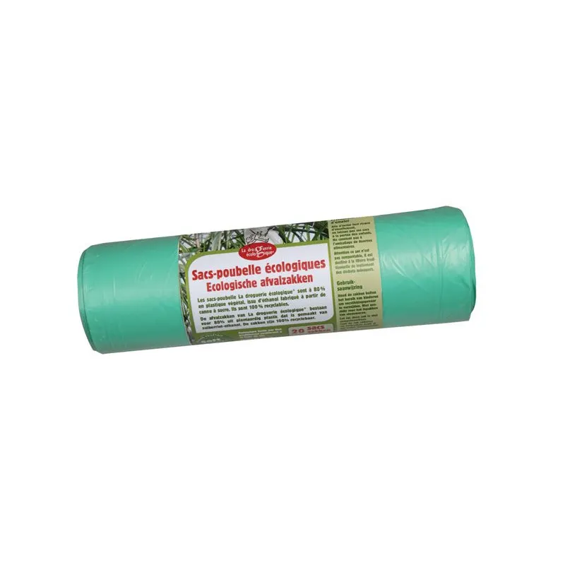 50l Trash Bags On Roll x20 in display, LA DROGUERIE ECOLOGIQUE