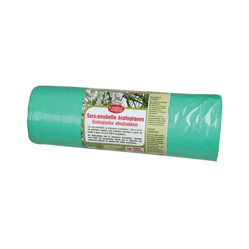100l Trash Bags On Roll x10 in display, LA DROGUERIE ECOLOGIQUE