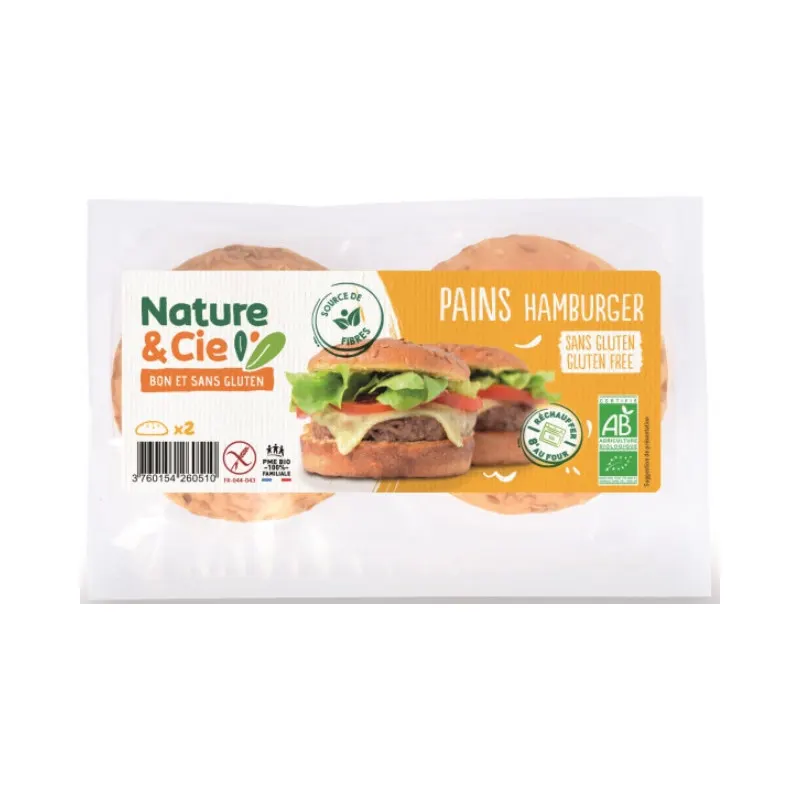 Hamburger Bun 200g, NATURE & CIE