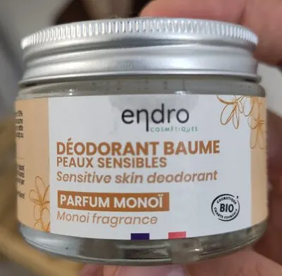 Sensitive Skin Deodorant Monoi Fragrance (50G) Endro, ENDRO