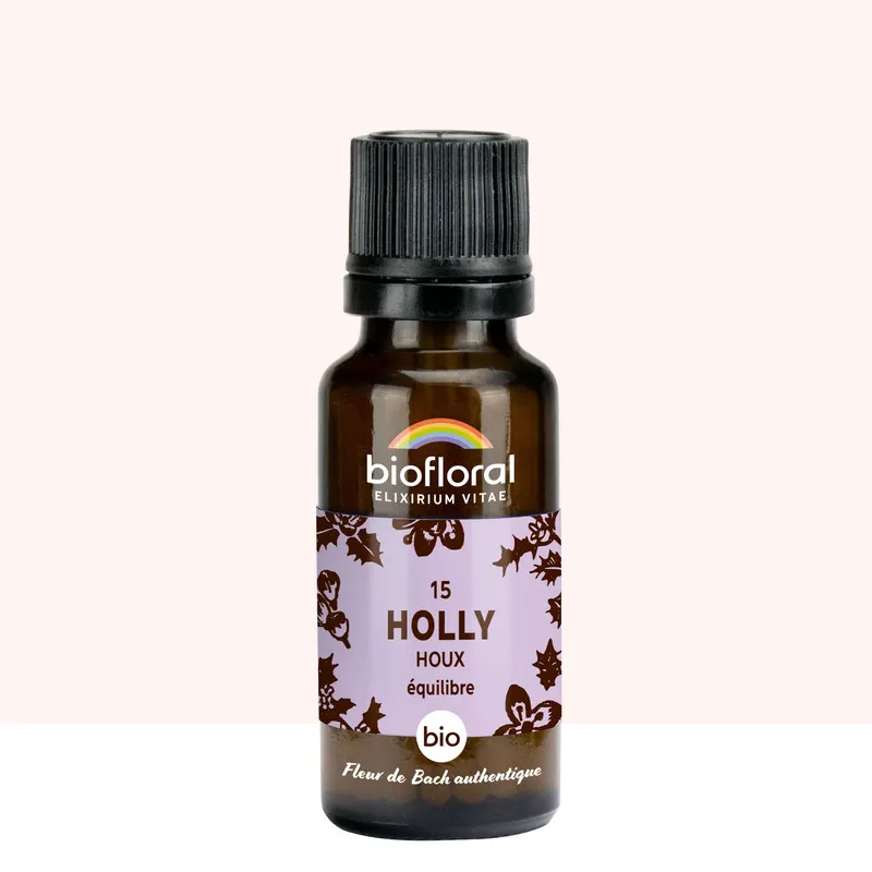 15 Holly, Houx Granules Organic 19,5 GR, BIOFLORAL