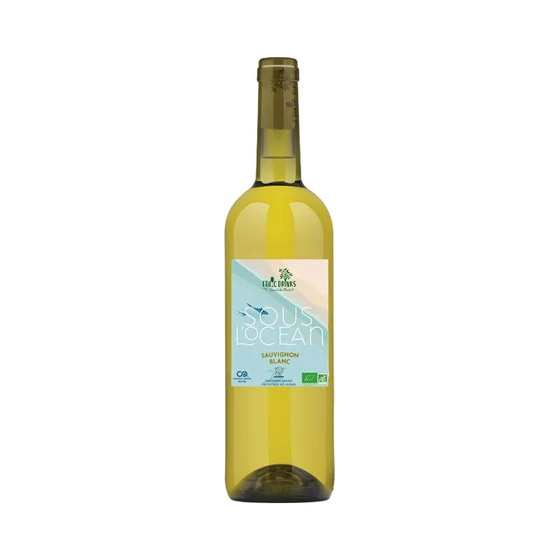 White Wine AOC Bordeaux Sauvignon Blanc "Sous L'Océan" Ethic Drinks 75cl, ETHIC DRINKS
