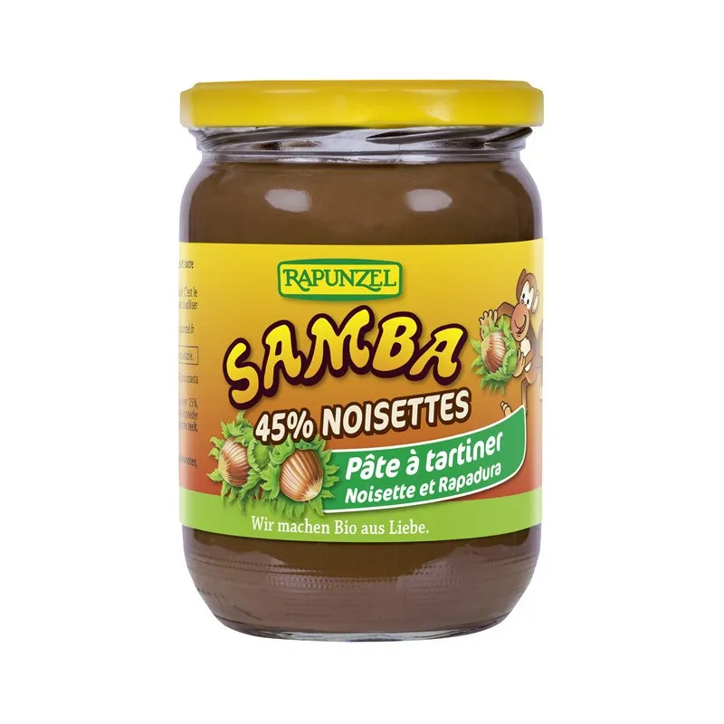 Chocolate Spread With Hazelnuts (45%) And Whole Cane Sugar 500g, RAPUNZEL