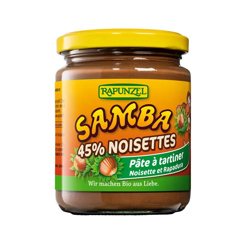 Chocolate Spread With Hazelnuts (45%) And Whole Cane Sugar 250g, RAPUNZEL