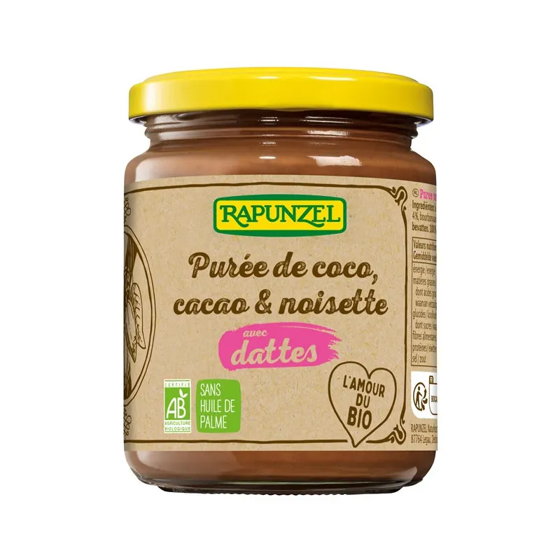 Coconut, Cocoa, Hazelnut And Dates Paste 250g, RAPUNZEL