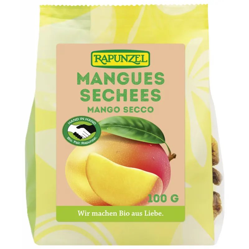Dried Mango Slices 100g, RAPUNZEL