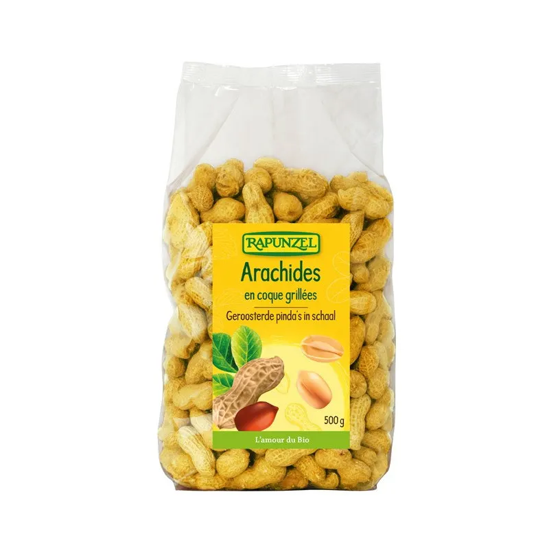 Roasted Peanuts In Shell 500g, RAPUNZEL