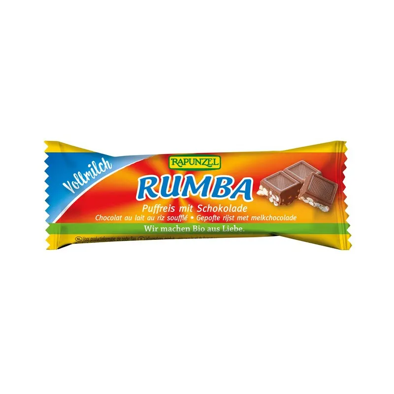 Milk Chocolate Rice Crisp Bar 21g, RAPUNZEL