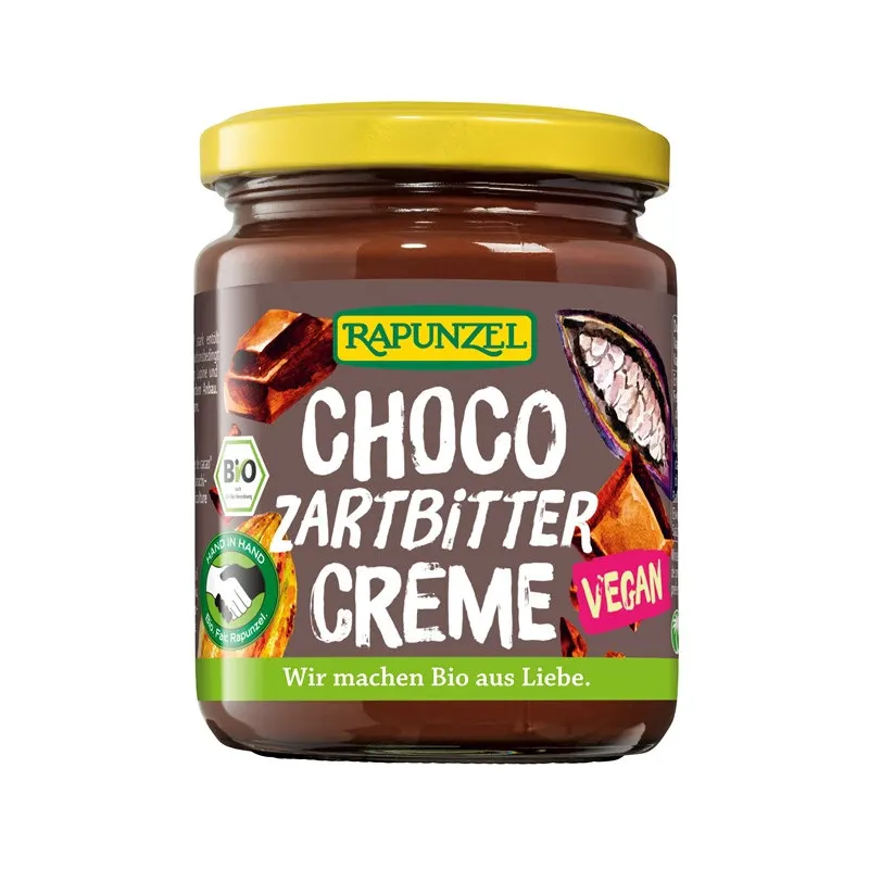 Dark Chocolate Spread No Milk, No Hazelnut 250g, RAPUNZEL