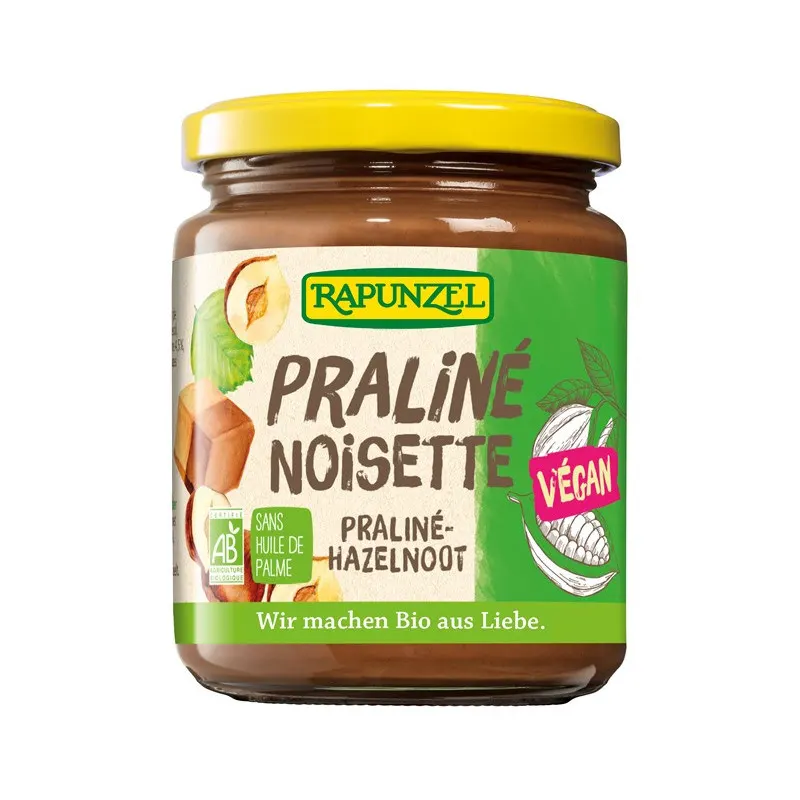Praline-Hazelnut Spread, Vegan, Palm Oil Free 250g, RAPUNZEL