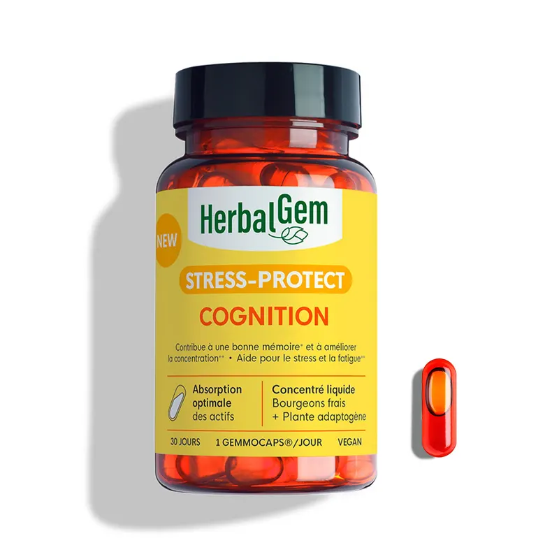 GEMMOCAPS STRESS PROTECT COGNITION 30 CAPS, HERBALGEM