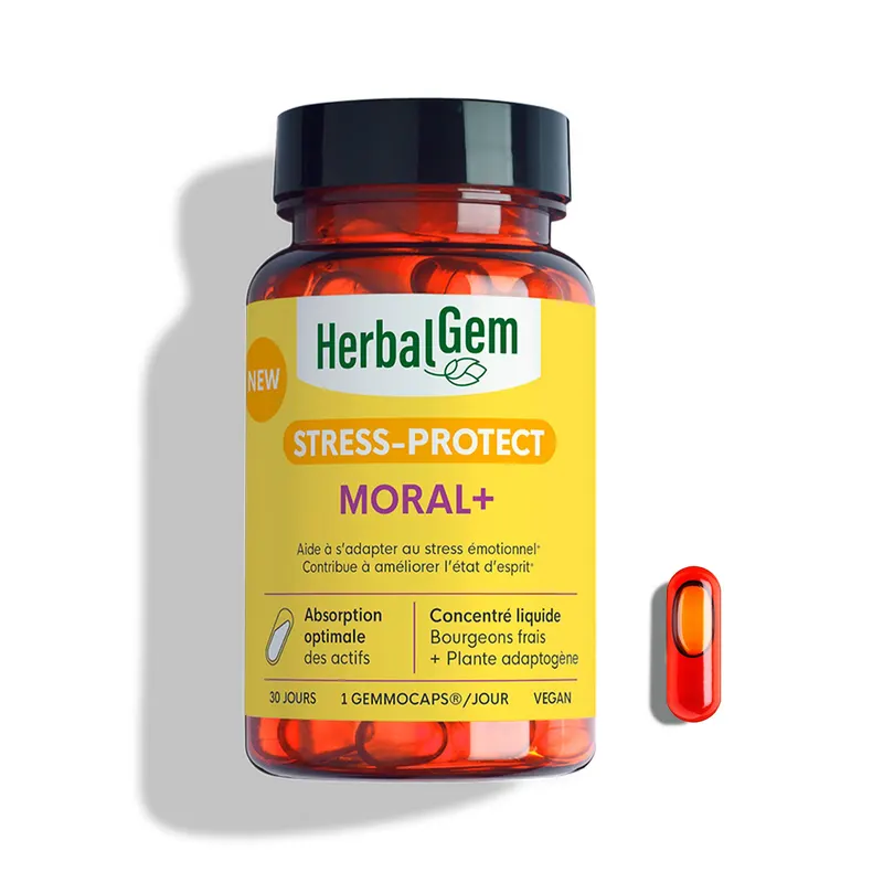 GEMMOCAPS STRESS PROTECT MORAL+ 30 CAPS, HERBALGEM