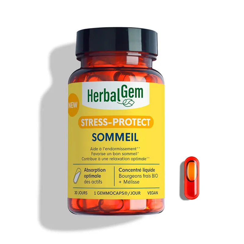 GEMMOCAPS STRESS PROTECT SLEEP Organic 30 CAPS, HERBALGEM