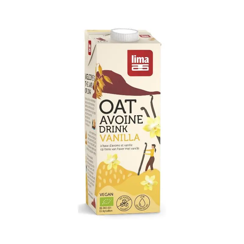 Organic Oat Drink Vanilla 1l, LIMA