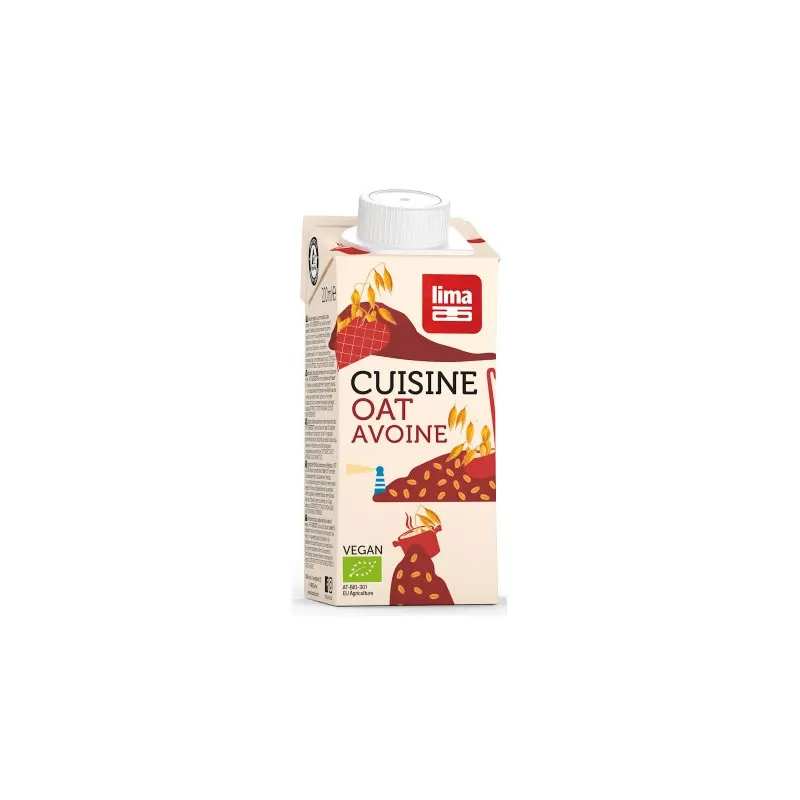 Organic Oat Cooking Cream 200ml, LIMA
