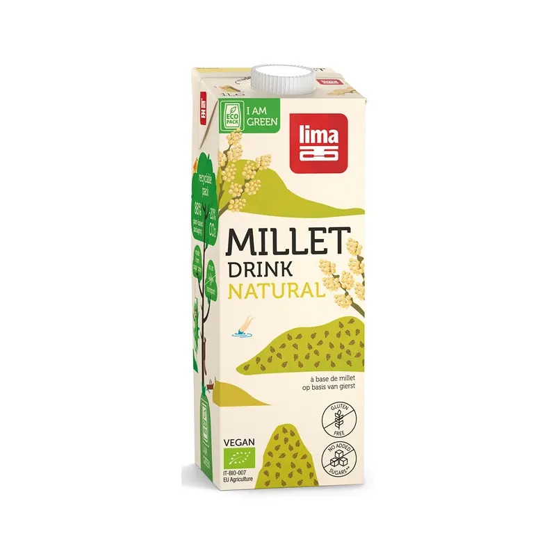 Organic Millet Drink Natural 1l, LIMA
